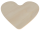 Flechtboden Herz mittel  20cm x 24cm