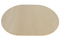 Flechtboden oval 32cm/44cm  gebohrt 55 Löcher