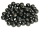 50 Holzperlen 10mm  schwarz lackiert