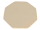 Flechtboden Achteck 20cm   29 Löcher gebohrt