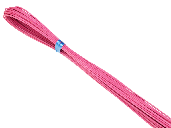 Peddigrohr   100gr Stärke 2,0mm   pink/rosa