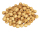 100 Holzperlen 12mm  natur lackiert