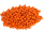 500 Holzperlen 10mm  orange lackiert