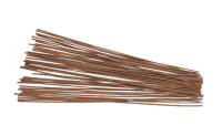 50 Peddigrohr Staken 2,8mm   braun gefärbt  40cm...