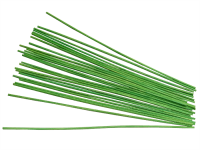 25 Peddigrohr Staken grün 3,0mm 28cm lang