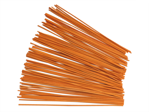 100 Peddigrohr Staken orange 3,0mm 28cm lang