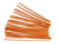 50 Peddigrohr Staken orange 3,0mm 28cm lang