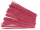 100 Peddigrohr Staken rot 3,0mm 28cm lang