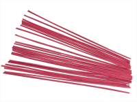 25 Peddigrohr Staken rot 3,0mm 28cm lang