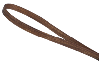 100gr Peddigschiene flach oval 6mm    braun gefärbt
