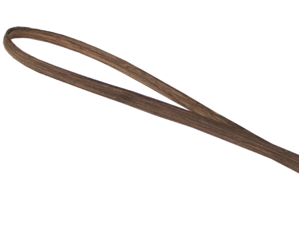 100gr Peddigschiene flach oval 4mm braun gefärbt
