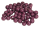50 Holzperlen 10mm  violett lackiert