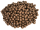 500 Holzperlen 12mm  braun  lackiert