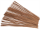 100 Peddigrohr Staken braun gefärbt 3,0mm 40cm lang