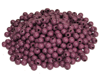 500 Holzperlen 10mm  violett lackiert