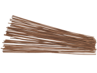 50 Peddigrohr Staken braun gefärbt 3,0mm 40cm lang