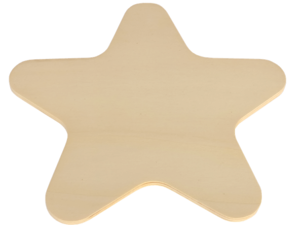 Flechtboden Stern 30cm