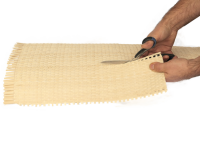 Flechtrohrgewebe geschlossen 5mm x 5mm geschält 60cm breit