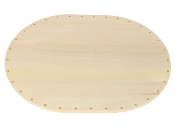 Flechtboden oval 18cm/25cm     33 Löcher gebohrt