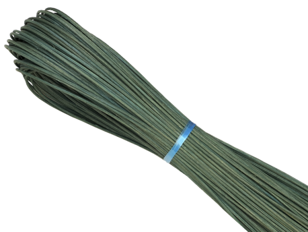 Peddigrohr   500gr Stärke 3,0mm   petrol (grün-schwarz)