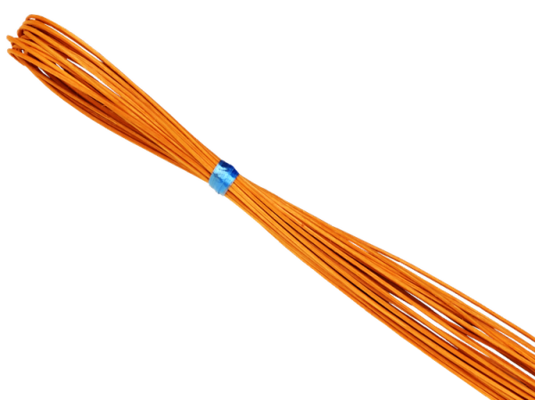 Peddigrohr   100gr Stärke 2,4mm   orange