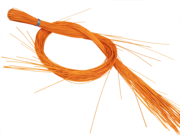 Peddigrohr   0,5kg  Stärke 2,4mm    orange