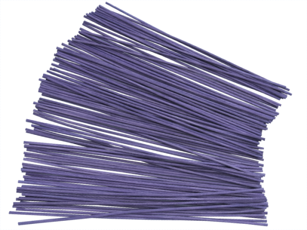 100 Peddigrohr Staken lila 3,0mm 28cm lang