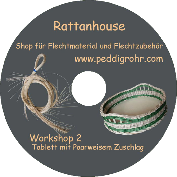 Peddigrohr Workshop 2 – Techniken für Fortgeschrittene (DVD)