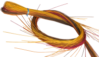 Peddigrohr 500gr Stärke 3,0mm farbig Mix Herbst gelb, orange, caramel, rot, braun