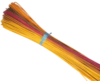 Peddigrohr 500gr Stärke 3,0mm farbig Mix Herbst gelb, orange, caramel, rot, braun