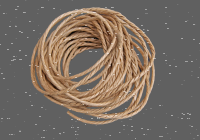 Dänische Flechtschnur  hellbraun-625 Meter-ca. 3,2mm