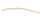 Dänische Flechtschnur  beige-1 Meter-ca.3 mm