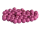 50 Holzperlen 10mm  magenta lackiert