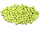 100 Holzperlen 10mm  lemon lackiert