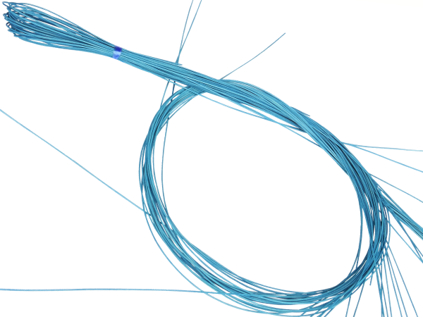 Peddigrohr 2,2mm  100gr   azurblau gefärbt - Sonderangebot