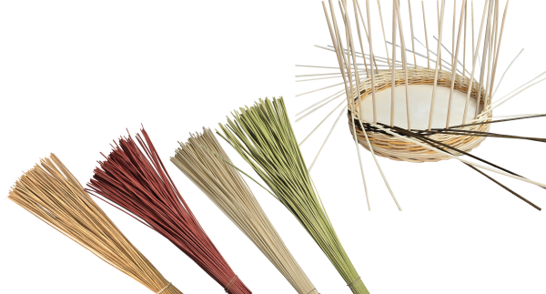 Peddigrohr Schicht-Flechtfäden 40cm lang dm 2mm