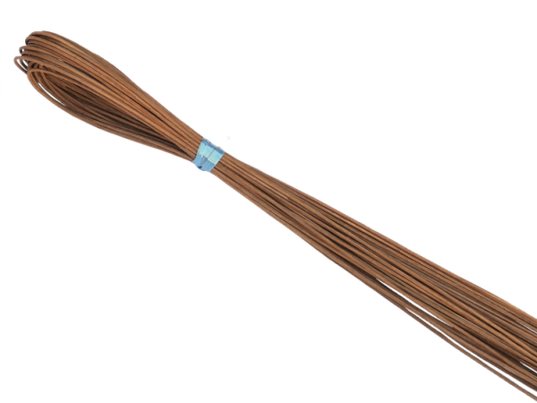 Peddigrohr 2,8mm  100gr   braun gefärbt