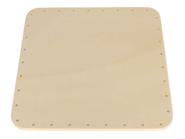 Flechtboden quadratisch 20cm gebohrt  34 Löcher