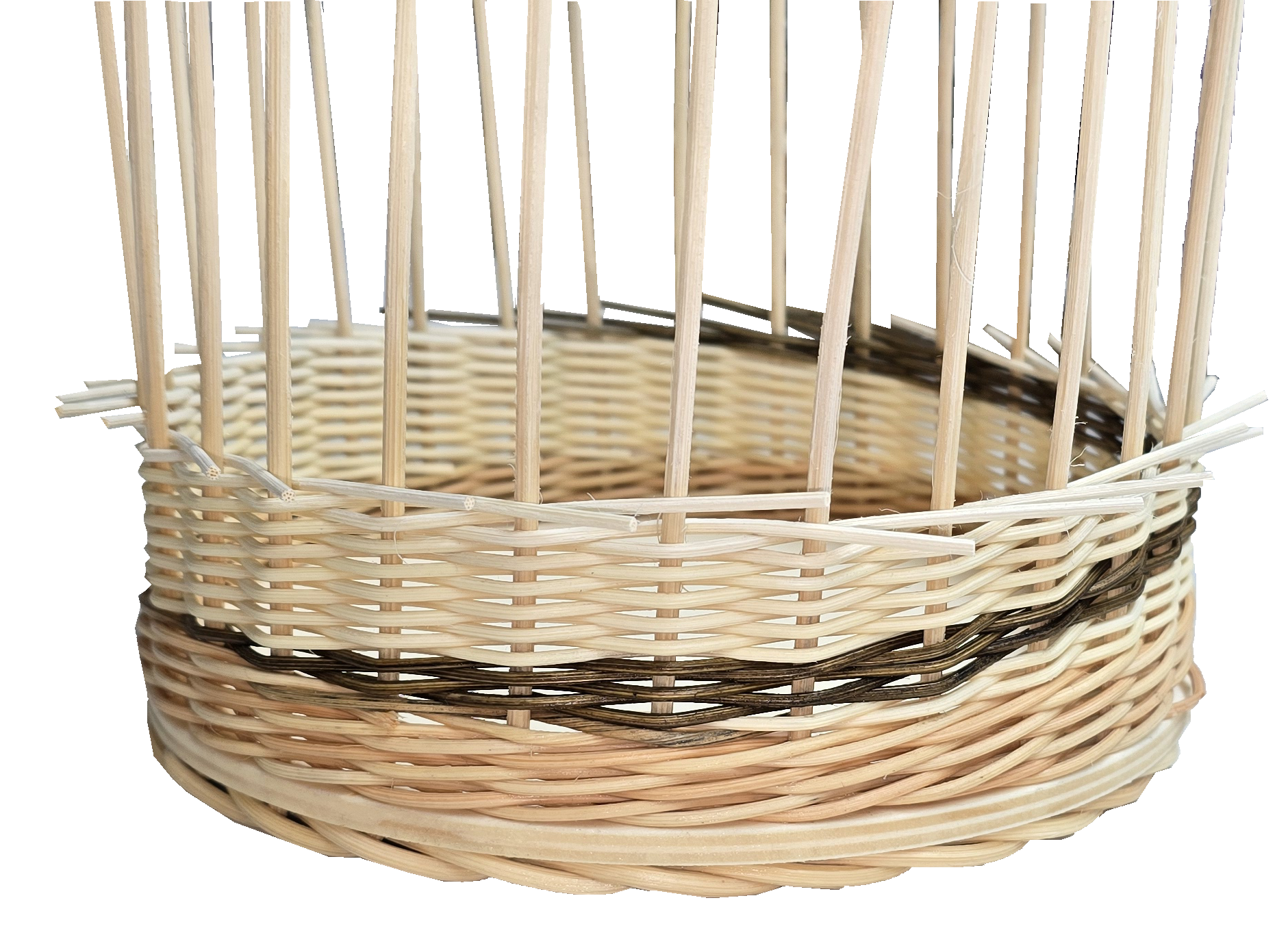 Peddigrohr Schicht geflochten